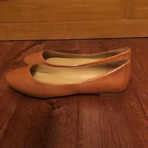 Alfani Brown Leather Ballet Flats, size 9.5!